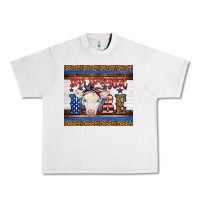 Lunar Rock 4th of July Western Star Spangled Baby Cow Urban Heavy Tee - LillyAllenDesigns
