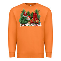 Carrot christmas santa Premium Sweatshirt - FaDigitalArtStudio