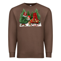 Chestnut christmas santa Premium Sweatshirt - FaDigitalArtStudio