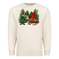 Sandshell christmas santa Premium Sweatshirt - FaDigitalArtStudio