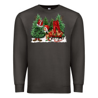 Smoke christmas santa Premium Sweatshirt - FaDigitalArtStudio