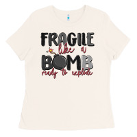 Bone fragile like a bomb ready to explode Ladies Tee - MaliasSmallBusiness