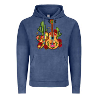 Vintage Denim mexican guitar Vintage Hoodie - LillyAllenDesigns