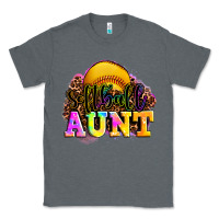 Charcoal Heather softball aunt Classic Tee - LillyAllenDesigns