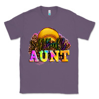 Lavender softball aunt Classic Tee - LillyAllenDesigns