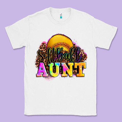 Softball Aunt Classic Tee Designed By Lillyallendesigns
