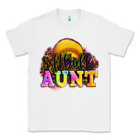 White softball aunt Classic Tee - LillyAllenDesigns
