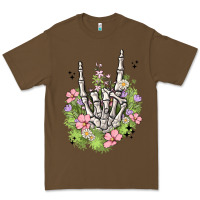 Cacao skeleton flowers Premium Tee - MaliasSmallBusiness