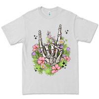Skeleton Flowers Premium Tee | Teevron
