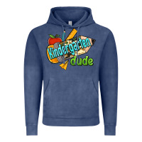 Vintage Denim kindergarten grade dude Vintage Hoodie - RanaPortraitStore