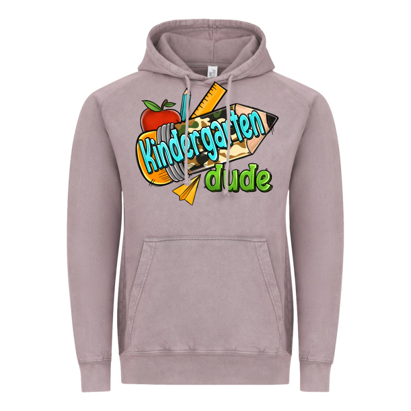 Kindergarten Grade Dude Vintage Hoodie by RanaPortraitStore | Teevron