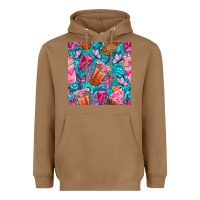 Toasted Coconut breast cancer coffee cups with butterfly seamless pattern bbs Heavyweight Hoodie - BundleAndBundleShop