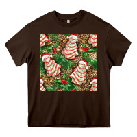 Chocolate Brown Christmas tree cakes Heavy Core Tee - NancyCooperArtShop