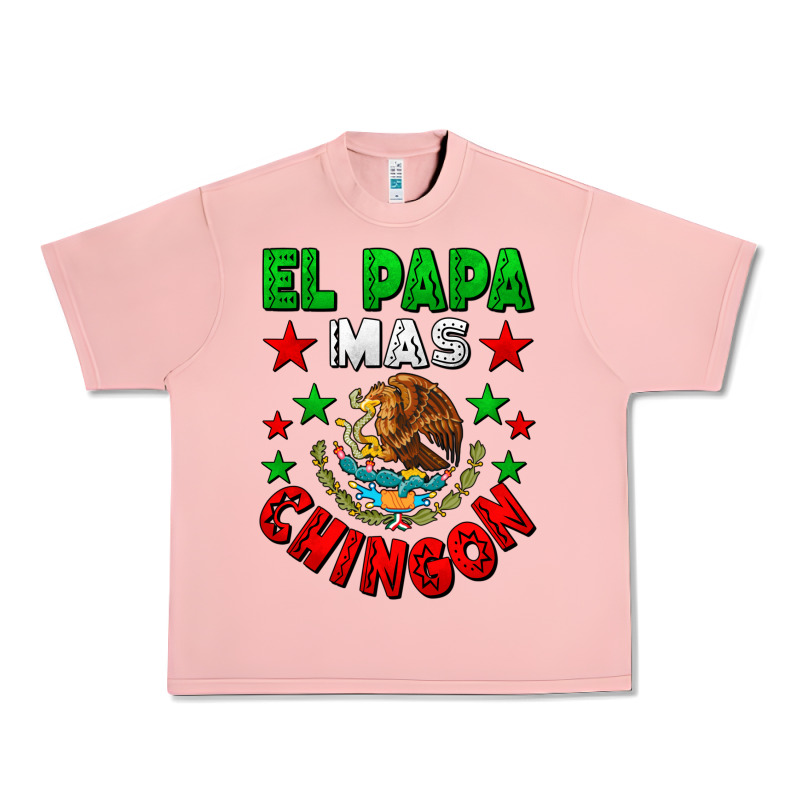 El Papa Mas Chingon Mexican Flag Urban Heavy Tee by LillyAllenDesigns | Teevron