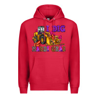 Cardinal i dig mardi gras olivia Premium Hoodie - OliviaCreatesArt