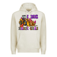 Oatmeal Heather i dig mardi gras olivia Premium Hoodie - OliviaCreatesArt
