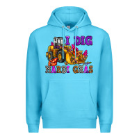 Ocean Blue i dig mardi gras olivia Premium Hoodie - OliviaCreatesArt