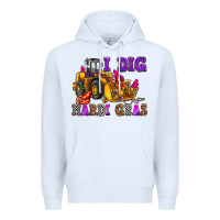 White i dig mardi gras olivia Premium Hoodie - OliviaCreatesArt