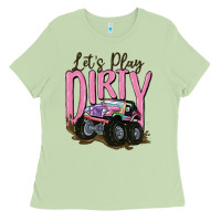 Matcha let's play dirty Ladies Tee - MaliasSmallBusiness
