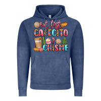Vintage Denim but first cafecito y chisme Vintage Hoodie - LillyAllenDesigns