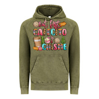 Vintage Olive but first cafecito y chisme Vintage Hoodie - LillyAllenDesigns
