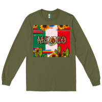 Army Green Mexico Long Sleeve Tee - RanaPortraitStore