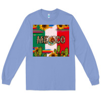 Colony Blue Mexico Long Sleeve Tee - RanaPortraitStore