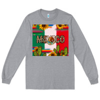 Heather Grey Mexico Long Sleeve Tee - RanaPortraitStore