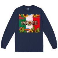 Navy Mexico Long Sleeve Tee - RanaPortraitStore