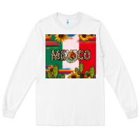White Mexico Long Sleeve Tee - RanaPortraitStore