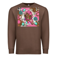 Chestnut Cowboy Bunny Easter Tumbler Premium Sweatshirt - BundleAndBundleShop