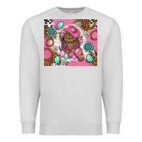 Dove Grey Cowboy Bunny Easter Tumbler Premium Sweatshirt - BundleAndBundleShop