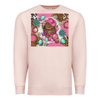 Pale Pink Cowboy Bunny Easter Tumbler Premium Sweatshirt - BundleAndBundleShop