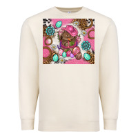 Sandshell Cowboy Bunny Easter Tumbler Premium Sweatshirt - BundleAndBundleShop