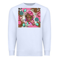 White Cowboy Bunny Easter Tumbler Premium Sweatshirt - BundleAndBundleShop