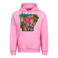Fuchsia Pink arkansas Urban Hoodie - SublimationCraftShop