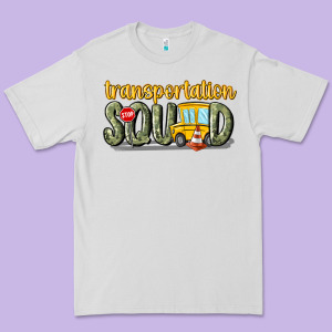 Transportation Squad Premium Tee Designed By Maliassmallbusiness