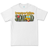 White transportation squad Premium Tee - MaliasSmallBusiness