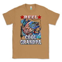 Toasted Coconut reel cool grandpa american flag bass Classic Tee - LillyAllenDesigns