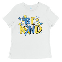 White be kind Ladies Tee - MaliasSmallBusiness