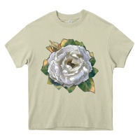 Mossy pillow fight rose Heavy Core Tee - LillyAllenDesigns