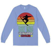 Colony Blue ski kid like a regular kid but coolers Long Sleeve Tee - Bettercallsaul