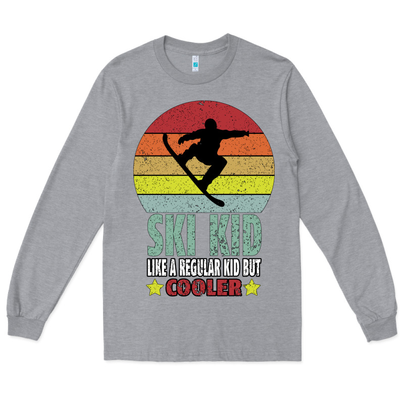 Ski Kid Like A Regular Kid But Coolers Long Sleeve Tee by Bettercallsaul | Teevron