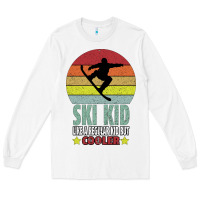 White ski kid like a regular kid but coolers Long Sleeve Tee - Bettercallsaul