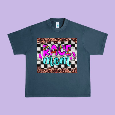 Race Mom Urban Heavy Tee Designed By Jahusdesignshop