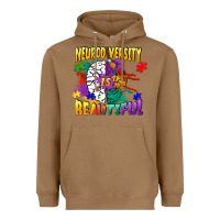 Toasted Coconut Neurodiversity Is Beautiful Heavyweight Hoodie - FaDigitalArtStudio