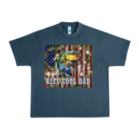Midnight Navy 4th of July Western Reel Cool Dad Bass Urban Heavy Tee - LillyAllenDesigns
