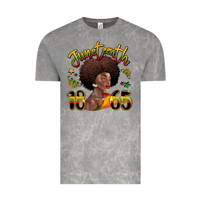 Juneteenth 1865 Black Woman Vintage Tee by LillyAllenDesigns | Teevron