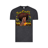 Vintage Black juneteenth 1865 black woman Vintage Tee - LillyAllenDesigns