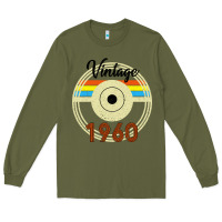 Army Green Vintage 1960 Long Sleeve Tee - Bettercallsaul